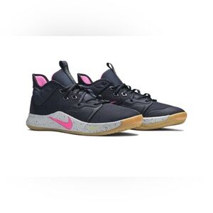 Nike P George Men's Obsidian Pink Blast AO2607-401 Basketball Shoes Size 10.5